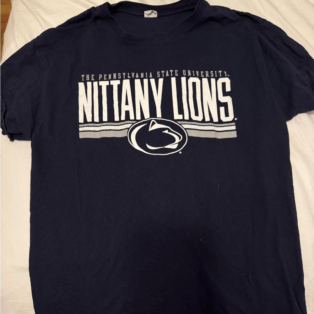 Hanes Navy Blue Crewneck T-Shirt Penn State